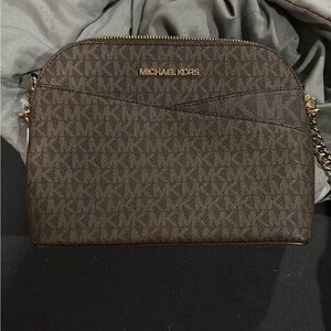 Michael Kors Dark Brown Crossbody Bag